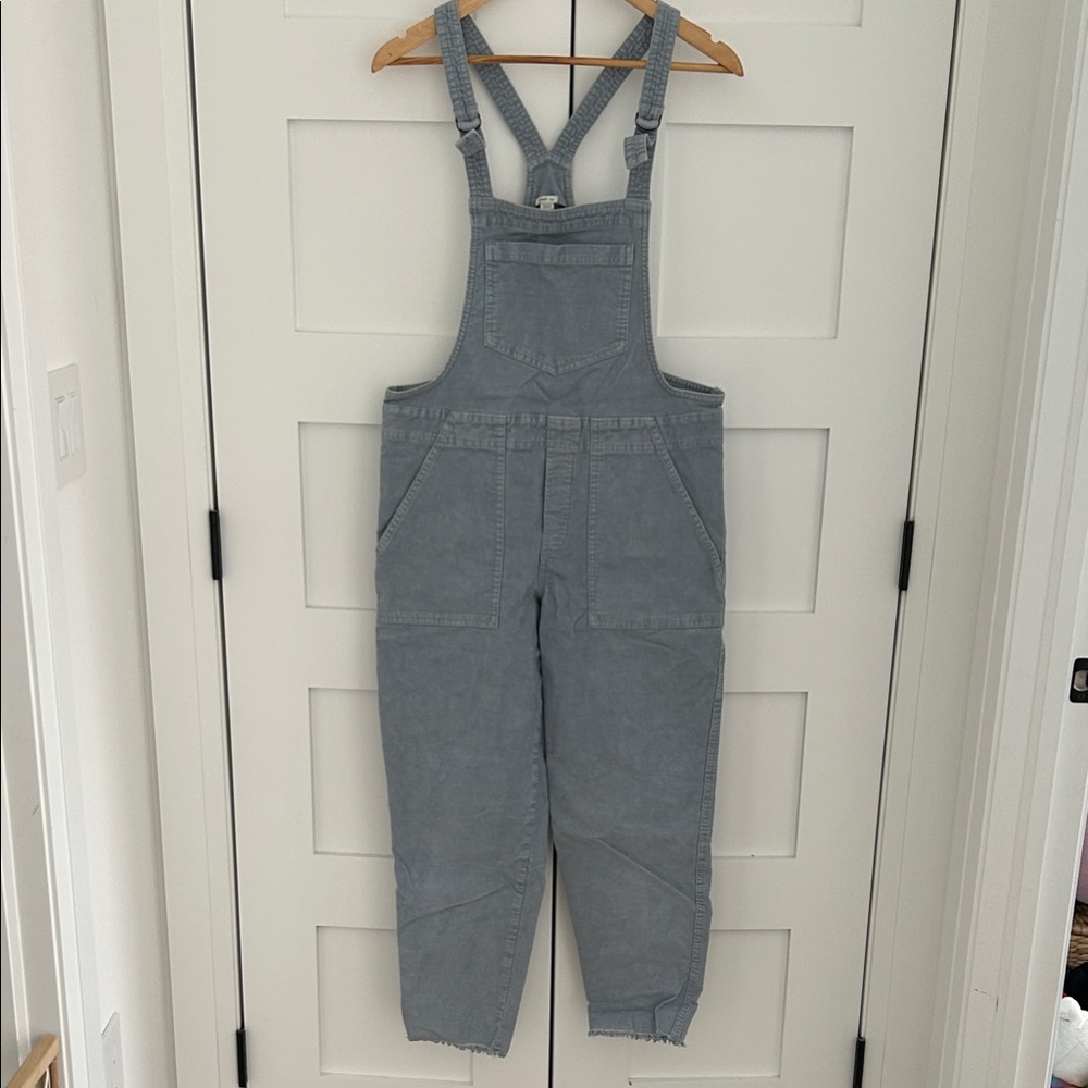 Aerie Blue Cord Overalls